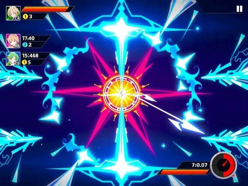 Chrono Champions battle screenshot showing time manipulation effects